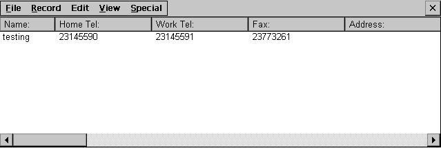 Data for Windows CE