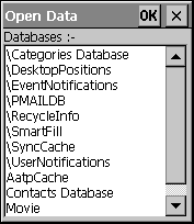 Data for Windows CE