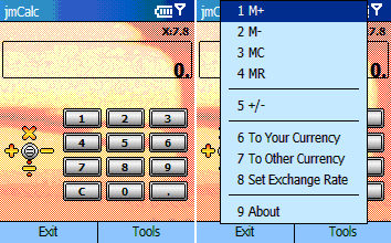 JMCalc for Windows Mobile Smartphone