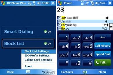 O2 Phone Plus for Windows Mobile